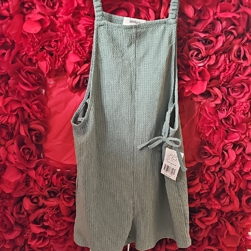 Speechless NWT Kids Verdant Green Romper Size MED